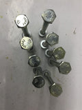 1/2"x5-3/4" A325 Bolts With Hex Nuts Flat Washers And Lock Washers Lot Of 9