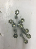 1/2"x5-3/4" A325 Bolts With Hex Nuts Flat Washers And Lock Washers Lot Of 9