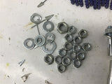 Assorted Concrete Anchors Nuts And Washers Lot Of 45