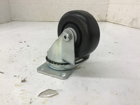 Albion Swivel Plate Caster Wheel 3" OD x 1-1/4" W