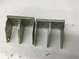 Double Cart Wheel Mount 1/2" ID x 5" W x 4-3/4" T Lot Of 2
