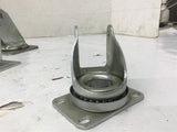 Steel Swivel Wheel Caster Mounts Assorted Lot Of 3