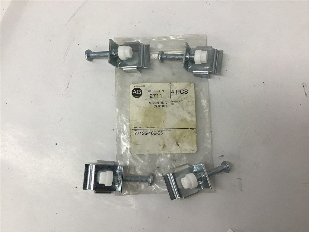 Allen Bradley 77135-166-55 Mounting Clips Lot Of 4
