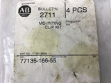 Allen Bradley 77135-166-55 Mounting Clips Lot Of 4