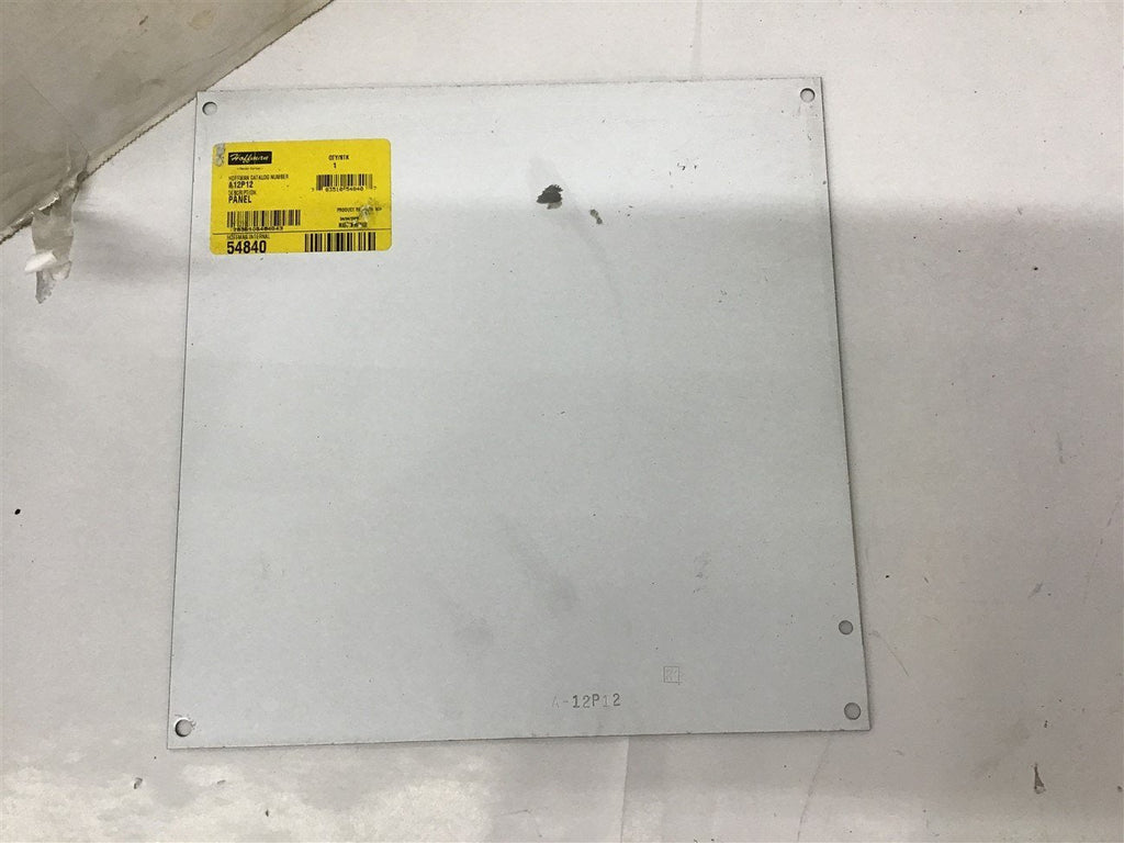 Hoffman A12N12P Interior Panel 10-3/4" x 10-3/4"