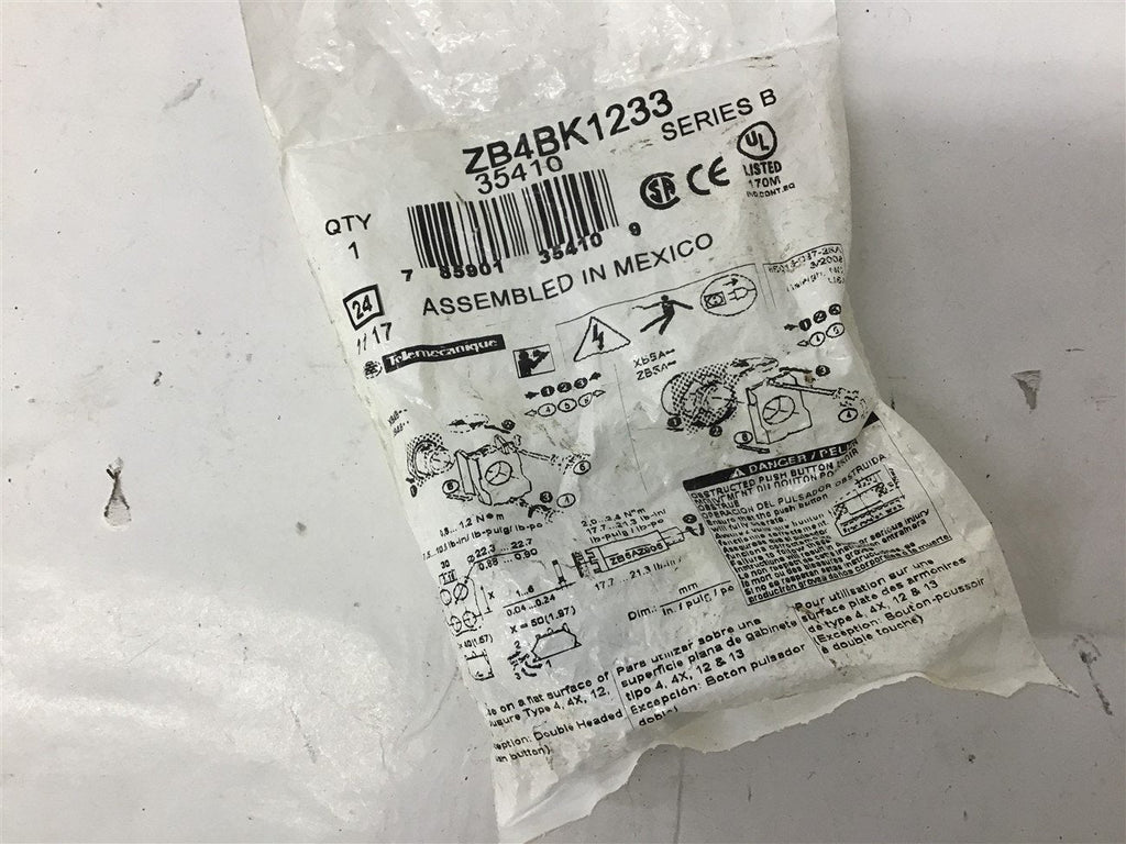 Telemecanique ZB4BK1233 2 Position Selector Switch