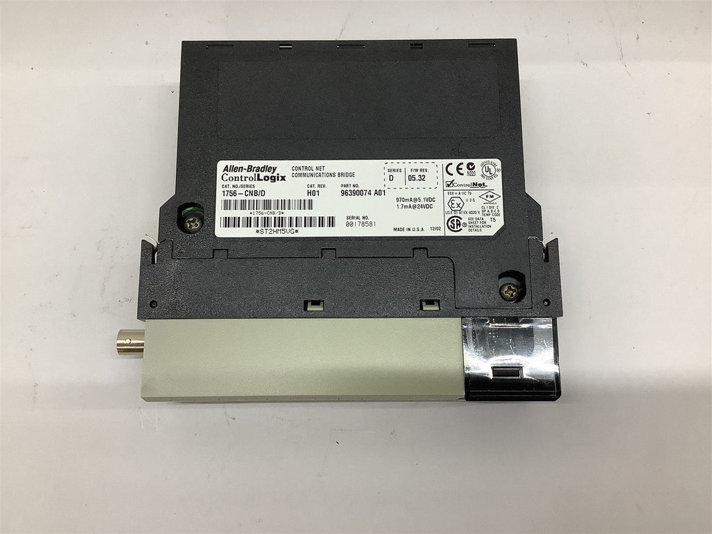 Allen-Bradley Control Logix 1756-CNB/D Control Net Communications Bridge