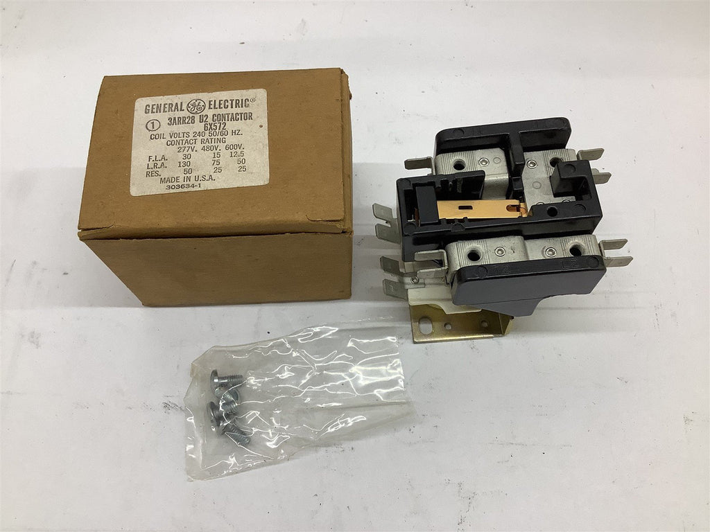 General Electric 3ARR28 U2 Contactor 6X572 240 Volt coil