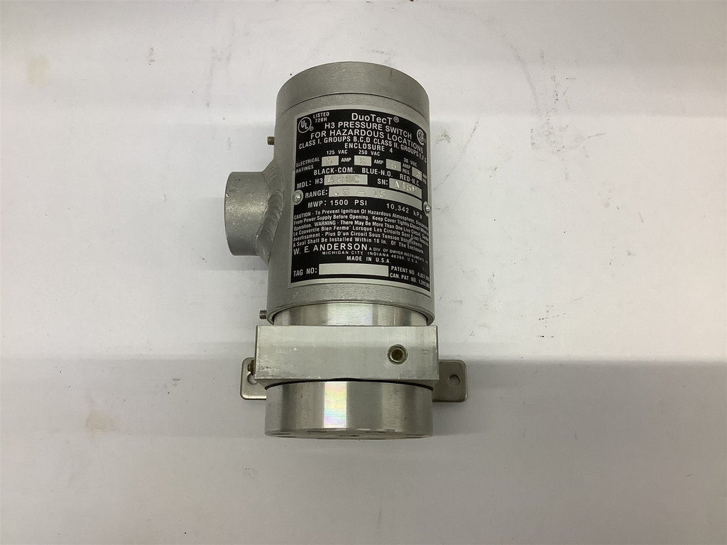 DuoTect A2SC H3 Pressure Switch 5 Amp
