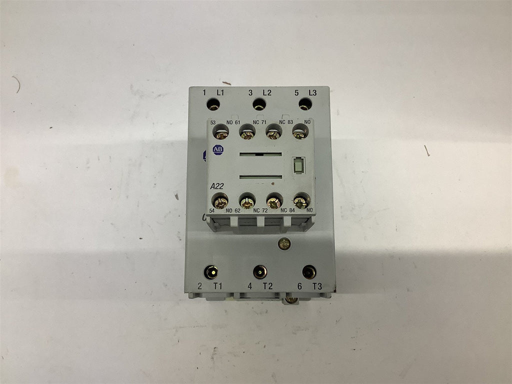 Allen-Bradley 100-C60*00 Contactor 460 Volt @ 40 Hp 110 Volt coil