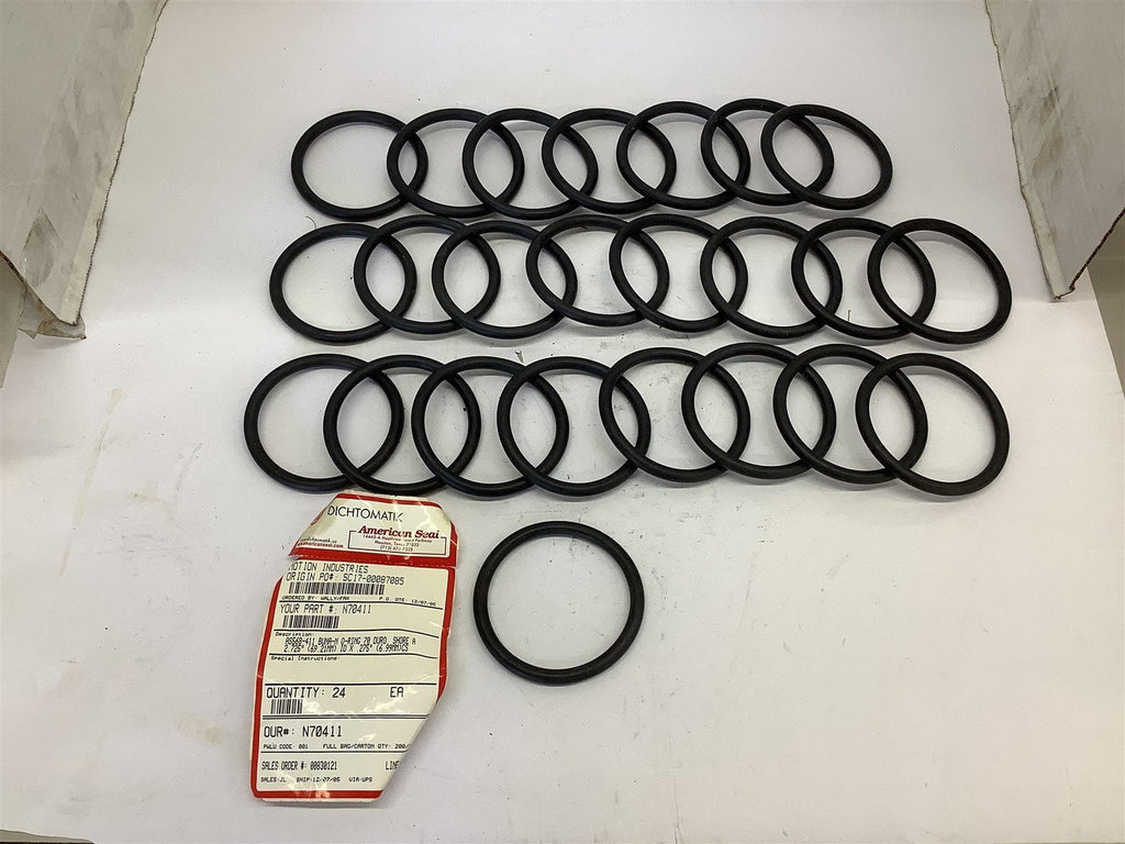 Dichtomatick AS568-411 Buna-N O Ring Lot Of 24