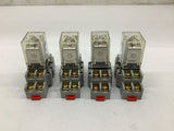 Omron LY2 110/120VAC Relay Lot Of 4