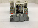 Omron LY2 110/120VAC Relay Lot Of 4