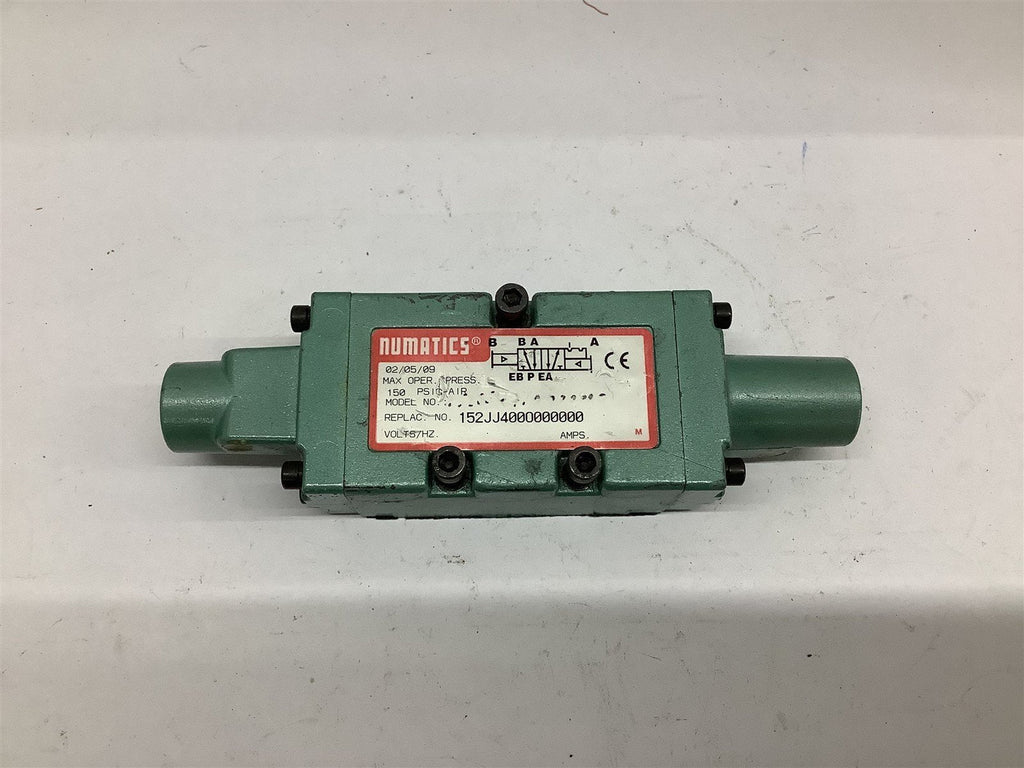 Numatics 152JJ400o000000 Solenoid Valve 150 PSI