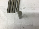 Shaft Stock 4-3/8" L x 1/4" Key W x 5/8" OD Lot Of 5