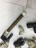 Assorted Fittings Sizes Ranging From 1/8" To 7/16"