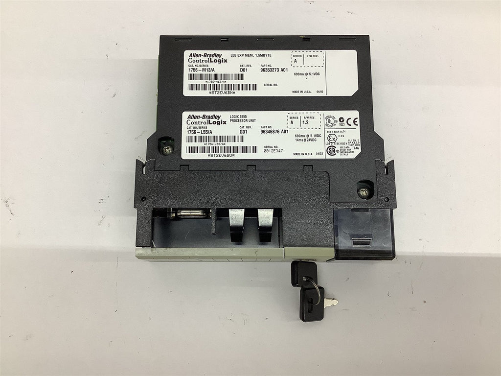 Allen-Bradley 1756-L55/A Processor Unit Not As Pictured Missing Cover