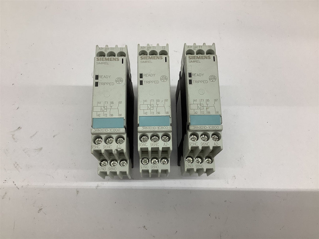 Siemens 3RN1010-1CB00 Motor Protector Lot Of 3