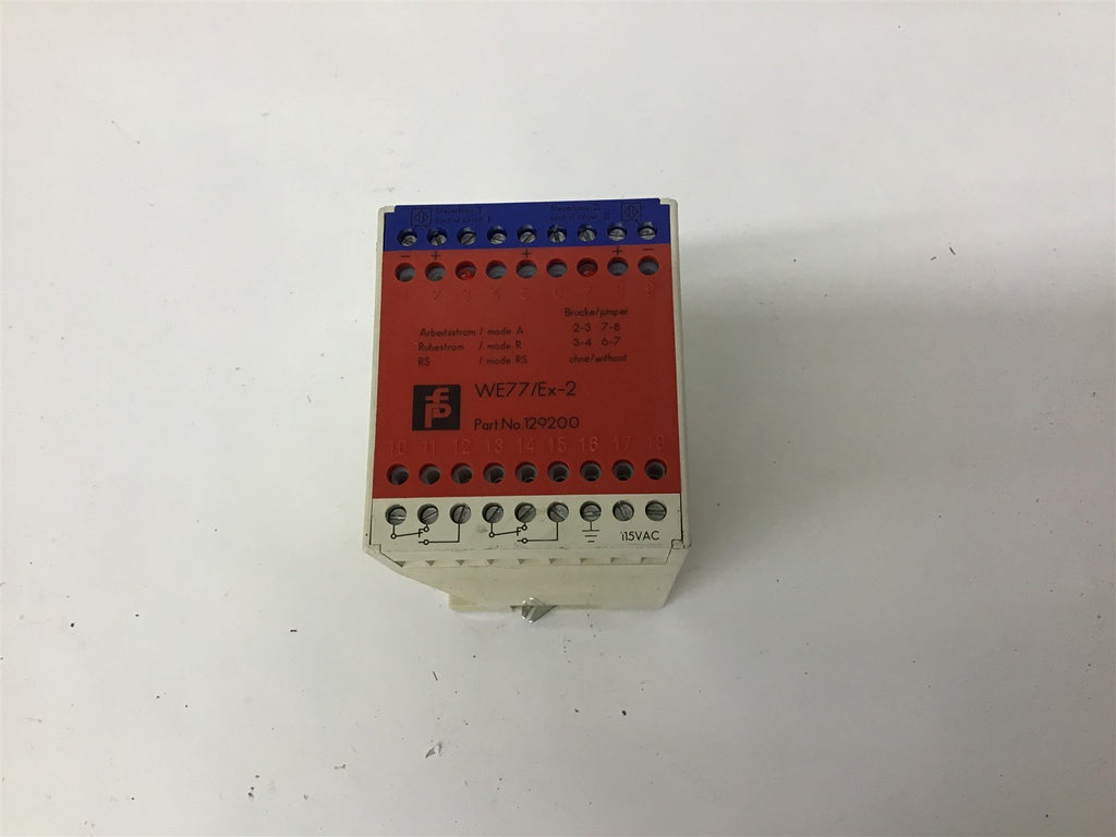 Pepperl + Fuchs WE77/EX-2 Switching Amplifier 125VAC / 4A / 500VA