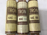 Tron KAC 100 Fuse 100 Amp 600 Volts Lot Of 3