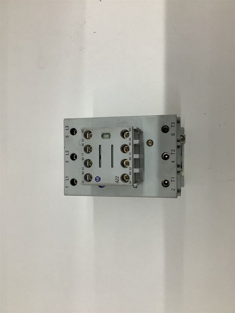 Allen-Bradley 100-C72*00 Contactor 460 Volt @ 50 Hp 110 Volt coil