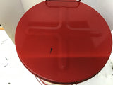 Just Rite 09500 Red Oily Waste Can Foot Operated 14 Gallon