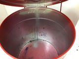 Just Rite 09500 Red Oily Waste Can Foot Operated 14 Gallon