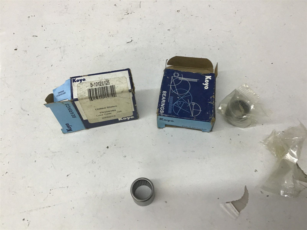 KOYO B-1012 L125 Needle Bearing Lot Of 2