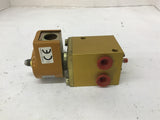 Lucifer 345B34 1/4" Ports solenoid Valve 110 Volts 19 Bar