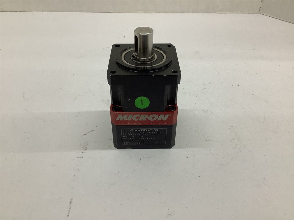 Micron DT060-010-0-RM060-6 DuraTrue 60 10:1 RAtio Gear Head