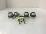 Allen Bradley 800T-H2 800T-J20 Switch Base Lot Of 5