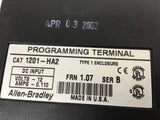 Allen Bradley CAT 1201-HA2 Programming Terminal 12 Volts 0.110 Amps