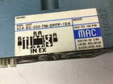 Mac 82A-EC-000-TM-DFFP-1DA Solenoid Valve TM-DFFJ-1DA 24 Vdc 2.4 Watts 150 PSI