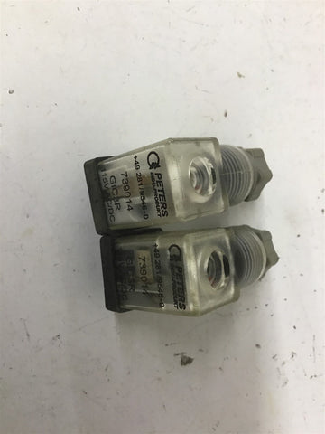 Peter GIC3R Solenoid Coil 115 VAC/DC Lot Of 2