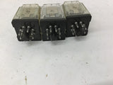 Potter Brumfield KRPA-11DG-24 24 VDC 250 VAC 1/3 HP Relay Lot Of 3
