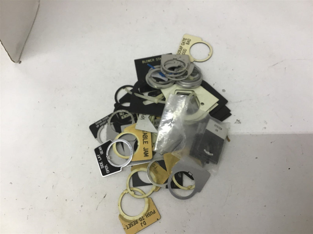 Assorted Legend Plates New And Used Lot Of 55