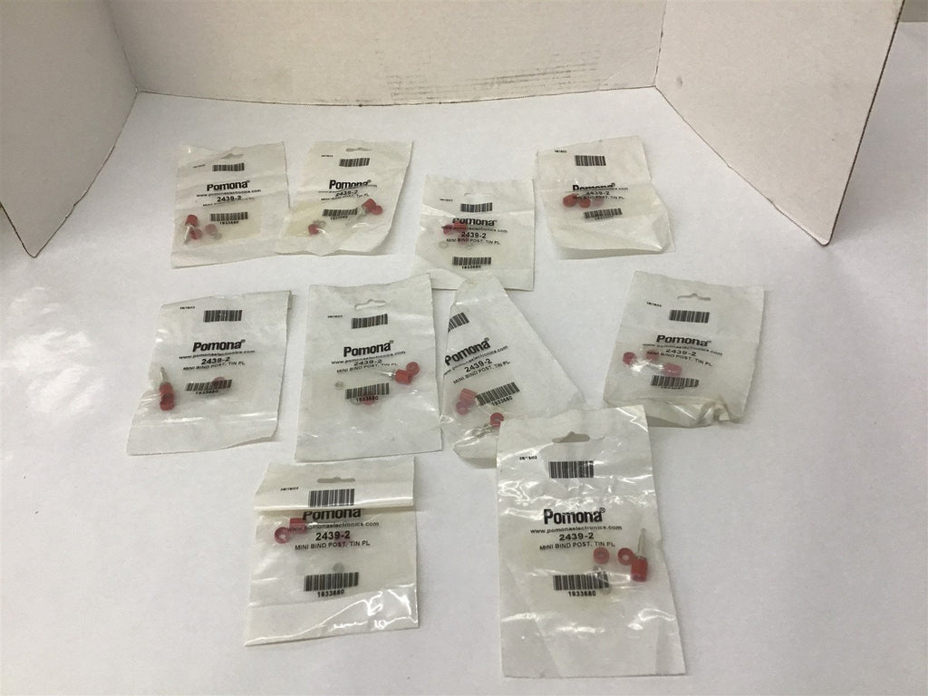 Pomona 2439-2 Mini Binding Post Lot Of 10