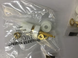 Superior Electric BP30WT Binding Post Lot Of 3