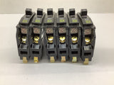 Square D Circuit Breaker AB-6004 Type 008 120/240 V 1 Pole Lot Of 6