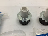 Leviton Lamp Holders 660 W 600 V Lot Of 7