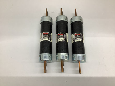 Bussmann FuseTron FRS-R-125 Dual Element Time Delay Fuse 600V Lot Of 3