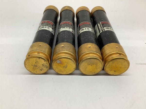 Bussmann FuseTron FRS-R-35 Dual Element Time Delay Fuse 600 V Lot Of 4 ...
