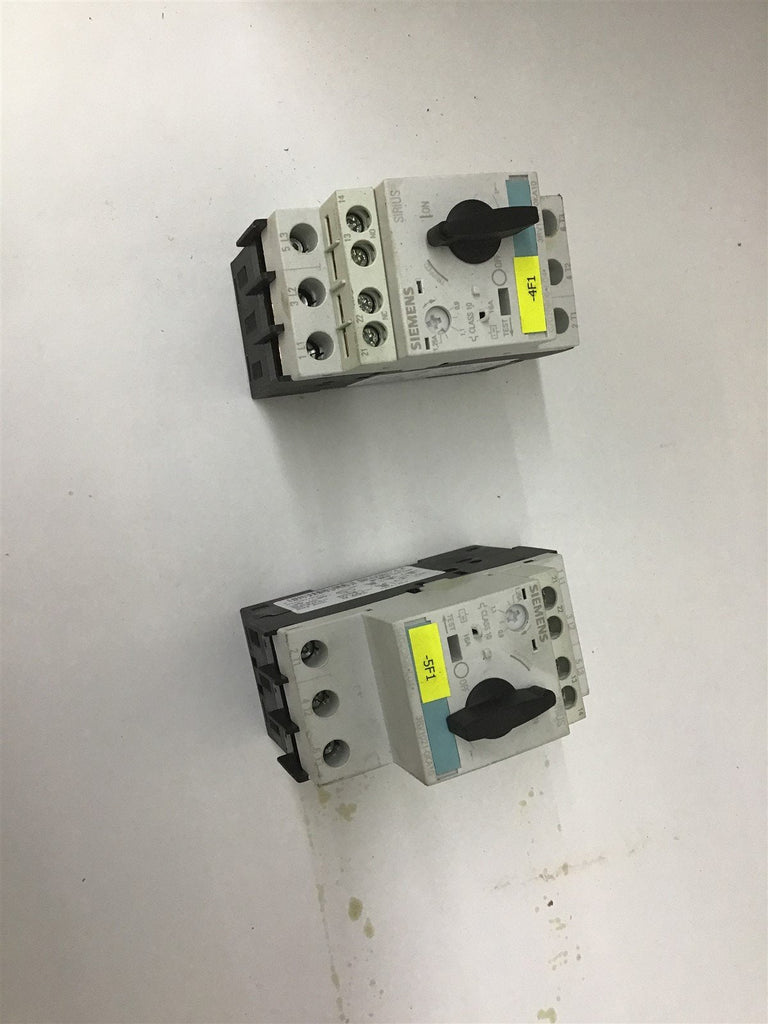 Siemens 3RV1021-0KA10 Manual Motor Starter Circuit Breaker Lot Of 2