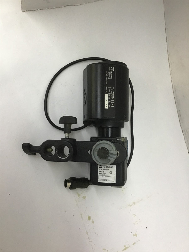 Rainbow H6X8M-II Tv Zoom Lens W/ IGI TM-6740GE Mount