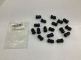 Lokman Black Plastic Waterproof Adjustable 3.5-13mm Cable Glands Lot Of 18