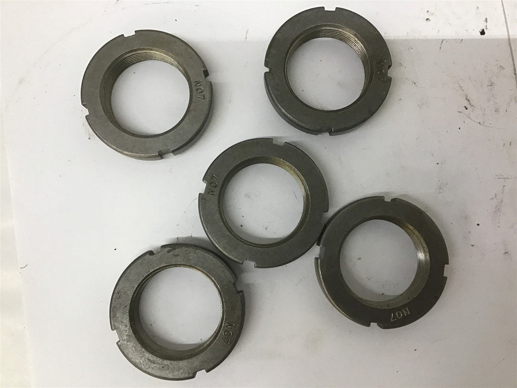 N-07 Bearing Locknut 1 1/4" ID Lot Of 5
