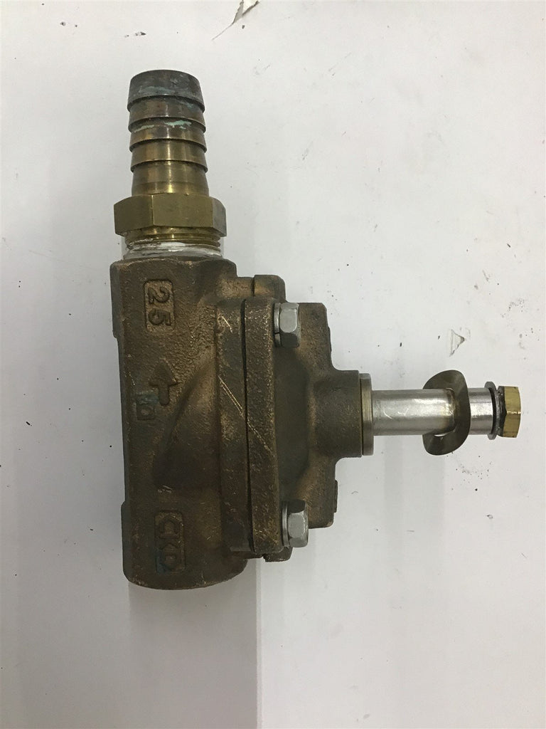 CKD 25 Hydraulic Valve 1" Back ID 3/4" Front Id