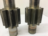 Splined Shaft Lot Of 2
