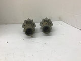 Splined Shaft Lot Of 2