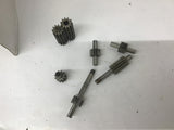 Assorted Splined Shaft Lot Of 7